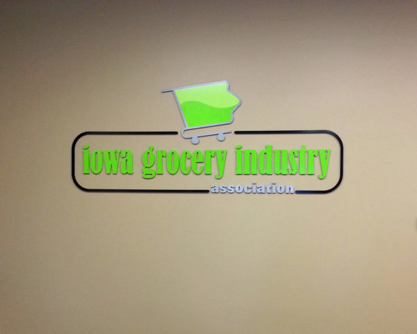 Iowa Grocery Industry Custom Signage