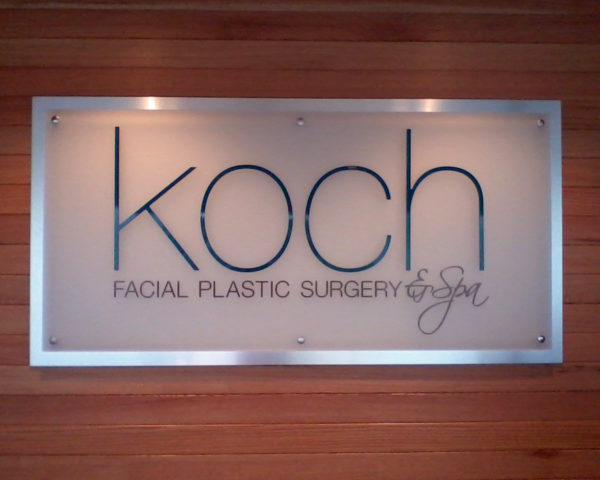 Koch Facial Plastic Surgery Custom Signage