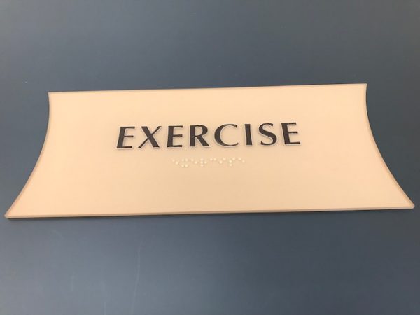 ADA Signage for an Exercise Room