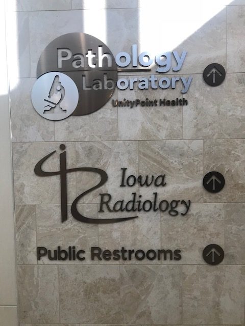 Iowa Radiology Custom Signage