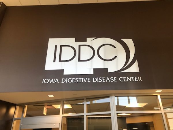 Iowa Digestive Disease Center Signage