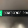 Conference Room Not In Use Engraving
