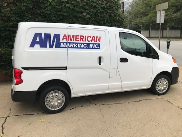Vinyl American Marking Van Side