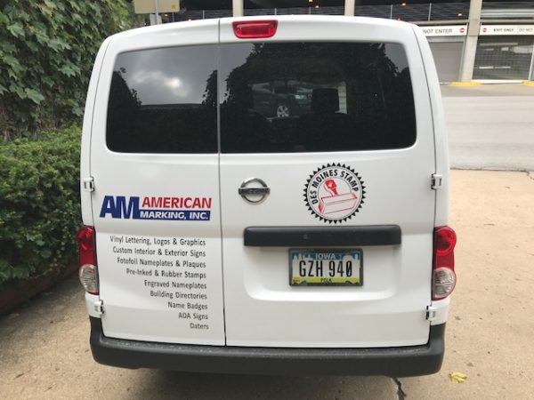 Vinyl American Marking Van